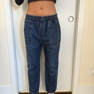 Vintage navy blue jeans